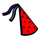 Dibujo Sombrero de cumpleaños pintado por 9ifd998i9i8khikjyuijkjuuy