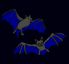 Dibujo Un par de murciélagos pintado por Arnau