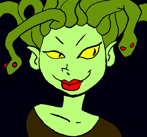 Mujer medusa