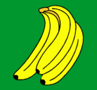 Dibujo Plátanos pintado por ori