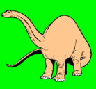 Dibujo Braquiosaurio II pintado por ceciliu