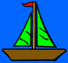 Dibujo Barco velero pintado por sergio