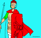 Dibujo Soldado romano II pintado por valentina