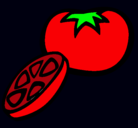 Dibujo Tomate pintado por star