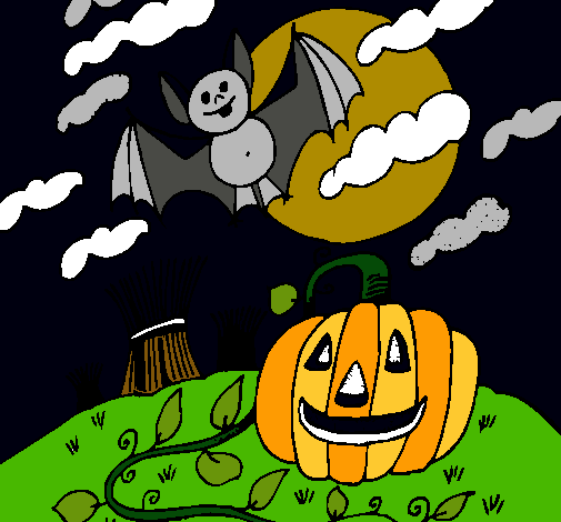 Paisaje de Halloween