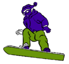 Dibujo Snowboard pintado por FABIANCITO