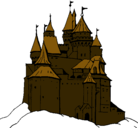 Dibujo Castillo medieval pintado por HUGO2