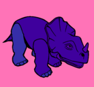Dibujo Triceratops II pintado por jjlkjjk