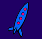 Dibujo Cohete II pintado por hugo