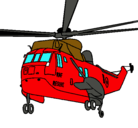 Dibujo Helicóptero al rescate pintado por edgar7