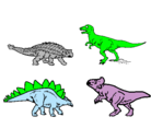 Dibujo Dinosaurios de tierra pintado por ronaldo