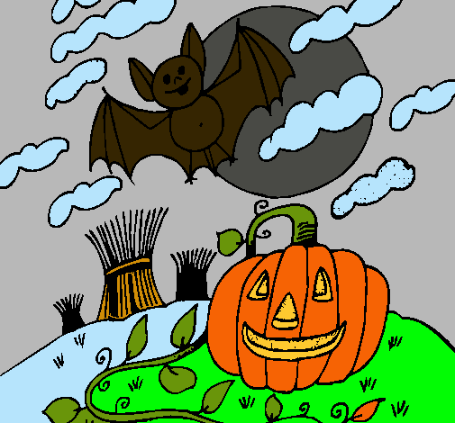 Paisaje de Halloween