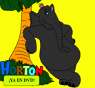 Dibujo Horton pintado por santre