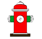 Dibujo Boca de incendio pintado por Hidrante