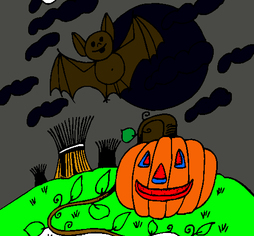 Paisaje de Halloween