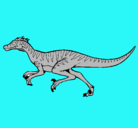 Dibujo Velociraptor pintado por GUARDABOSQUE