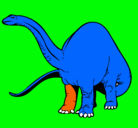 Dibujo Braquiosaurio II pintado por alexander