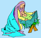 Dibujo Nacimiento del niño Jesús pintado por luisa-lugo@hotmail.com