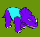 Dibujo Triceratops II pintado por AlanAlejandroV.R