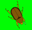 Dibujo Escarabajo pintado por josedario