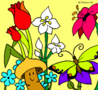 Dibujo Fauna y flora pintado por Bego
