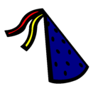 Dibujo Sombrero de cumpleaños pintado por miltoneivan
