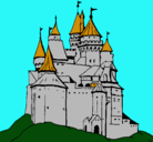 Dibujo Castillo medieval pintado por rut