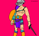 Dibujo Gladiador pintado por DIOSEL
