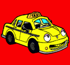 Dibujo Herbie Taxista pintado por moira.