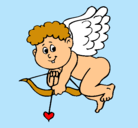 Dibujo Cupido pintado por laurelgallegolopez