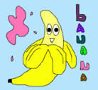 Dibujo Banana pintado por jimenaorosluevano