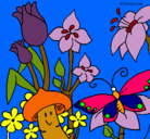 Dibujo Fauna y flora pintado por leall
