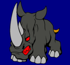 Dibujo Rinoceronte II pintado por andresbautista
