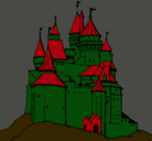 Dibujo Castillo medieval pintado por nio1