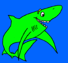 Dibujo Tiburón alegre pintado por NATALIA