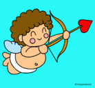 Dibujo Cupido pintado por pupiridu