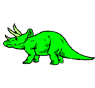 Dibujo Triceratops pintado por Danielhidalgomancilla