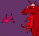 Dibujo Unicornio pintado por CHRISTIANDEAO