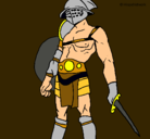 Dibujo Gladiador pintado por hildeliza