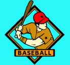 Dibujo Logo de béisbol pintado por elias