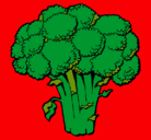 Dibujo Brócoli pintado por brocilimax