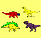 Dibujo Dinosaurios de tierra pintado por ELLOT