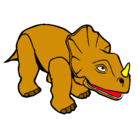 Dibujo Triceratops II pintado por jose
