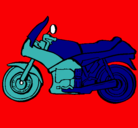 Dibujo Motocicleta pintado por gosno
