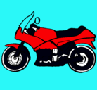 Dibujo Motocicleta pintado por joni