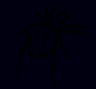 Dibujo Araña viuda negra pintado por pedro