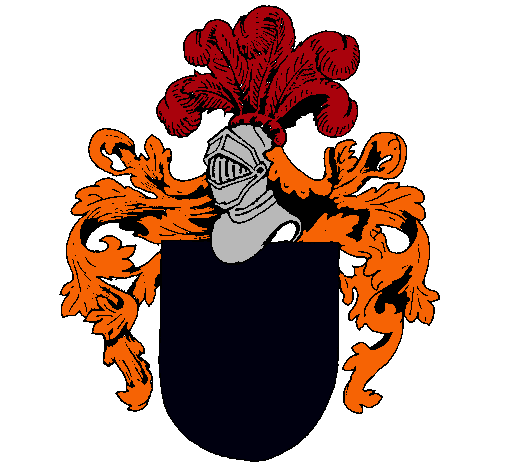 Escudo de armas y casco