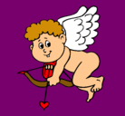 Dibujo Cupido pintado por tatiana