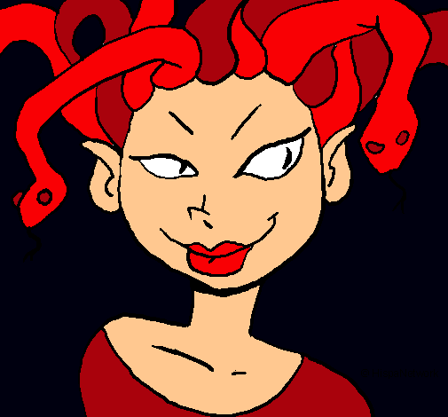 Mujer medusa