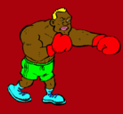 Dibujo Boxeador pintado por jose